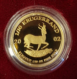 2002  1/10th OUNCE PROOF KRUGERRAND