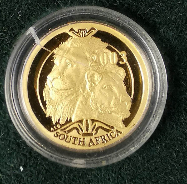 2003 NATURA  PROOF LION ONE TENTH