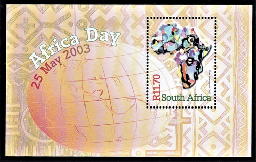 RSA 2003 AFRICA DAY MINIATURE SHEET