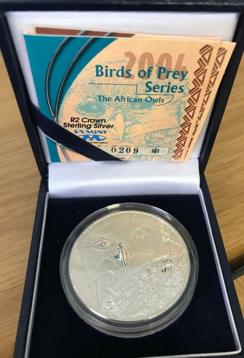 2004 R2 SILVER AFRICAN OWLS PROOF