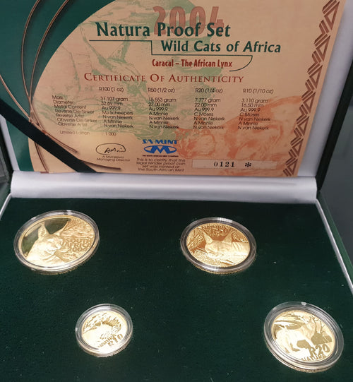 2004 NATURA CARACAL PROOF SET