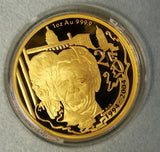 2004  PROTEA TEN YEARS DEMOCRACY ONE OUNCE GOLD
