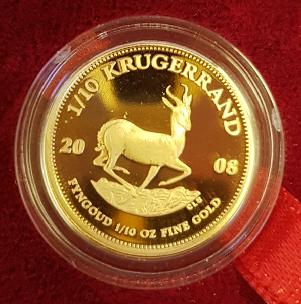 2008 ONE TENTH OUNCE GOLD KRUGERRAND