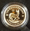 2017  PROOF QUARTER  OUNCE GOLD KRUGERRAND SPECIAL MINTMARK