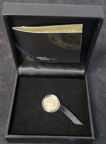 RSA 2017 PROOF ONE TENTH OUNCE 50th ANNIVERSAY KRUGERRAND SPECIAL MINTMARK
