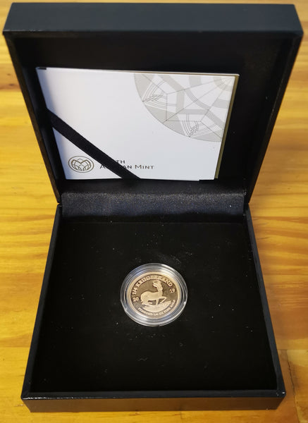 RSA 2019 PROOF ONE QUARTER  OUNCE KRUGERRAND ONLY 2000 MINTED