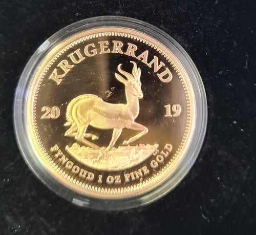 RSA 2019 PROOF KRUGERRAND IN BEAUTIFUL CASE