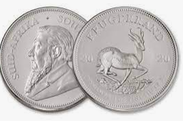 SOUTH AFRICA ONE OUNCE SILVER KRUGERRAND 2020