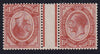 1913 KGV 1 1/2d TETE-BECHE GUTTER PAIR  - MNH - SACC 4c CV R1200