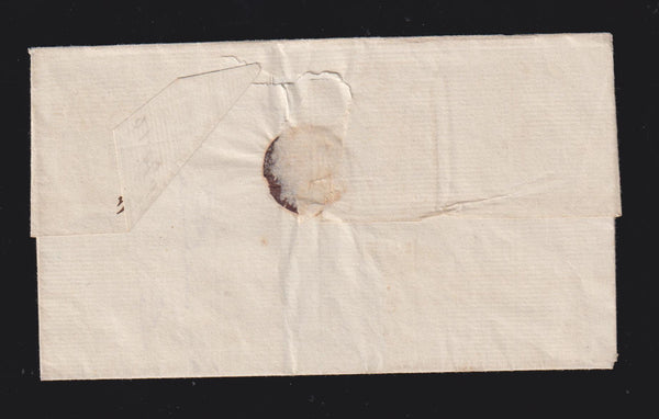 CAPE OF GOOD HOPE 1823 OVAL  "LETTER STAMP" COVER