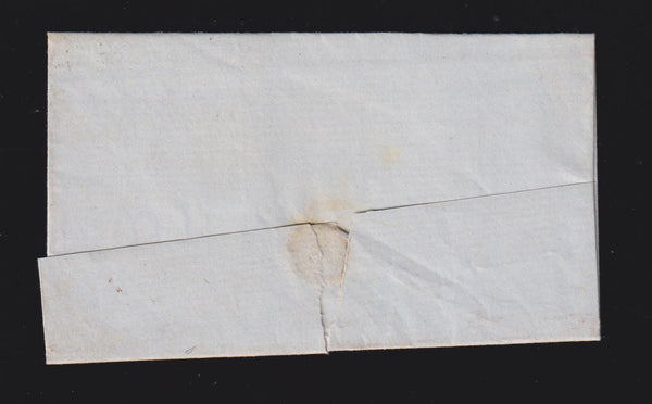 CAPE OF GOOD HOPE 1849  OCTAGONAL NUMERAL 46 GRAHAMSTOWN COVER - RARE