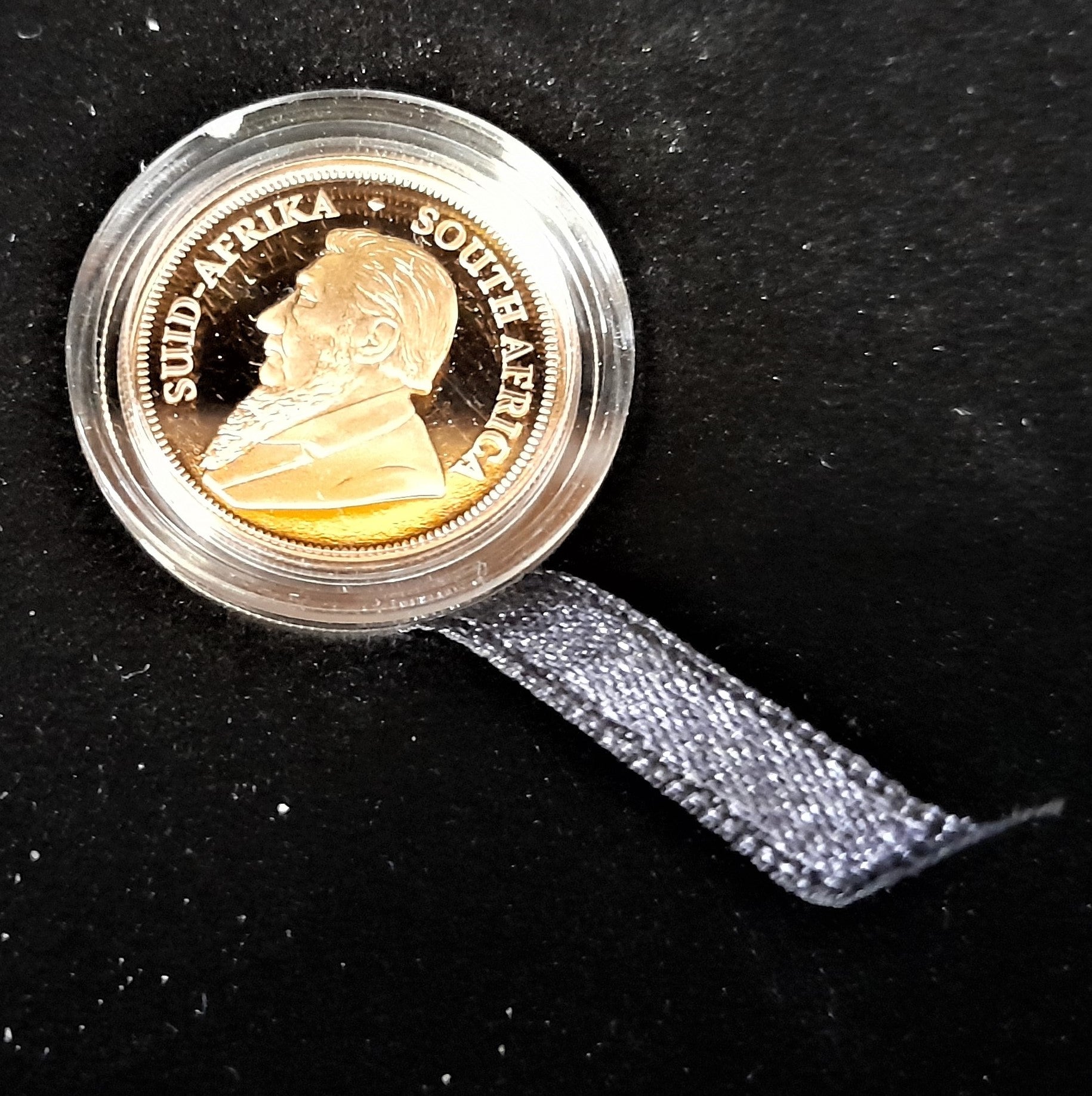 RSA 2021 PROOF QUARTER OUNCE KRUGERRAND IN BOX EASTGATE Stamps & Coins