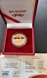 RSA 2009   PROOF HALF  OUNCE KRUGERRAND IN BOX