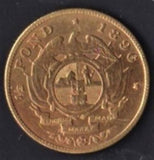 ZAR 1896 GOLD HALF POND b