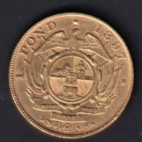 ZAR 1897  GOLD POND b