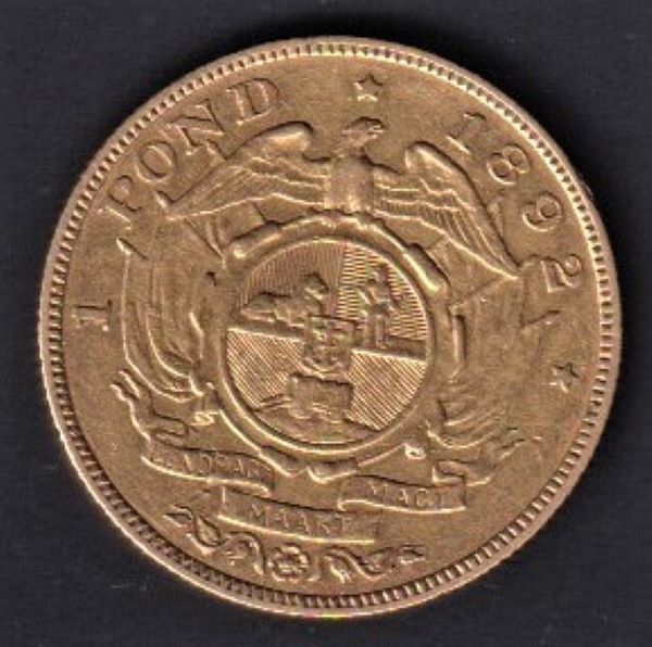 ZAR 1892 GOLD POND