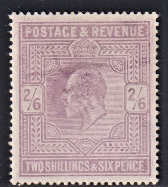 GREAT BRITAIN 1905 2/6  PALE DULL PURPLE  SUPERB UNMOUNTED MINT SG 261