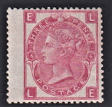 GREAT BRITAIN 1870 3d  ROSE MINT SG 103 Pl 6 a