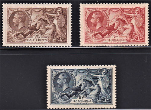 GREAT BRITAIN 1934  SEAHORSES SET SUPERB UNMOUNTED  MINT  SG 450-2