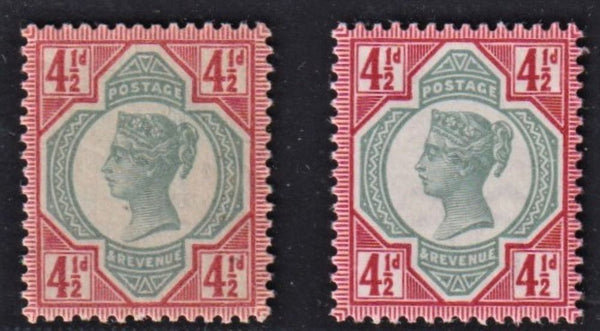 GREAT BRITAIN 1887 RARE 4 1/2d  SUPERB UNMOUNTED MINT SG206a