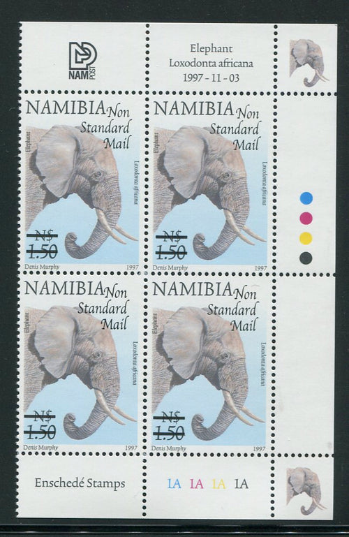 NAMIBIA 2005 NON STANDARD MAIL  SURCHARGE CONTROL BLOCK - SACC 494