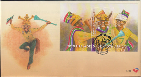 RSA 2005  FDC 7.98/9 WORLD POST DAY  -SIGN LANGUAGES