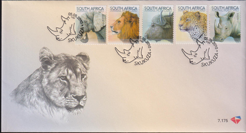 RSA 2010  FDC 7.175 BIG FIVE BOOKLET SELF ADHESIVE