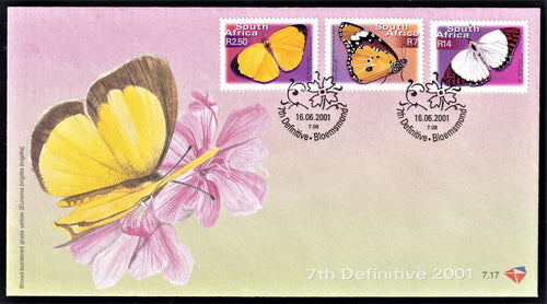 RSA 2001  FDC 7.16/7 ADDITIONAL VALUES TO THE 7th DEFINITIVE