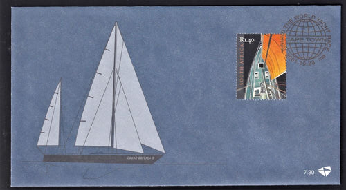 RSA 2001  FDC 7.30  AROUND THE WORLD YACHT RACE