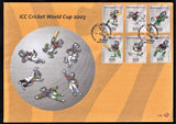 RSA 2002  FDC 7.52  CRICKET WORLD CUP