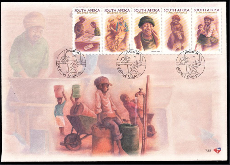 RSA 2003  FDC 7.55/6 LIFE IN INFORMAL SETTLEMENTS
