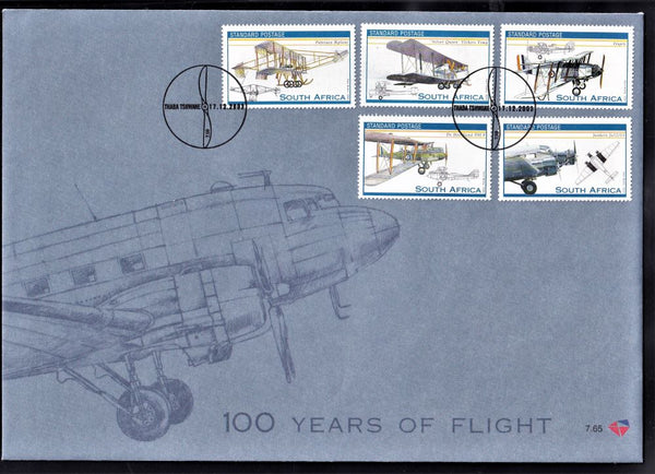 RSA 2003  FDC 7.65/6  100 YEARS OF AVIATION
