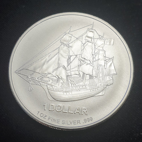 COOK ISLANDS 2009 SILVER DOLLAR- UNCIRCULATED ONE OUNCE