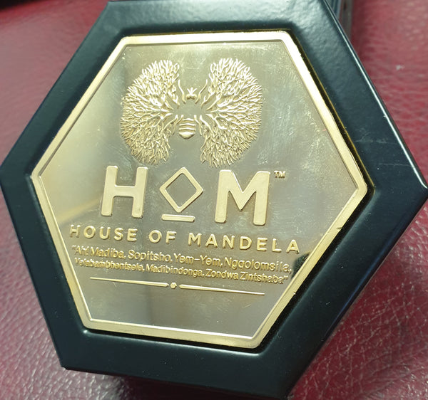 2013 HOUSE OF  MANDELA  ONE TENTH OUNCE GOLD MEDALLION