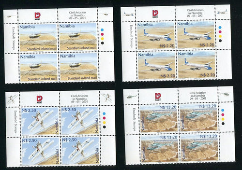 2001 9 May Civil Aviation - Set of 4