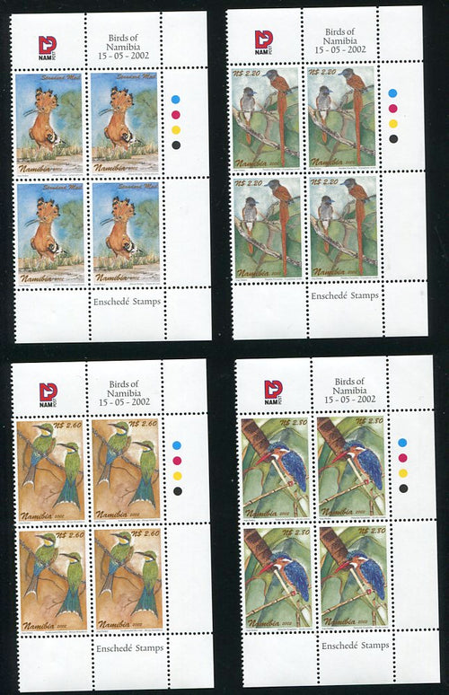 2002 15 May Birds of Namibia - Set of 4