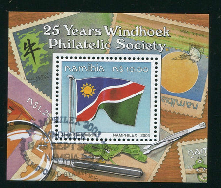 2002 10th Anniversary of  Nampost Namibia - Three sheetlets