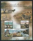 2007 9 October. Second SAPOA, Joint Issue. printed in Black - Miniature Sheet