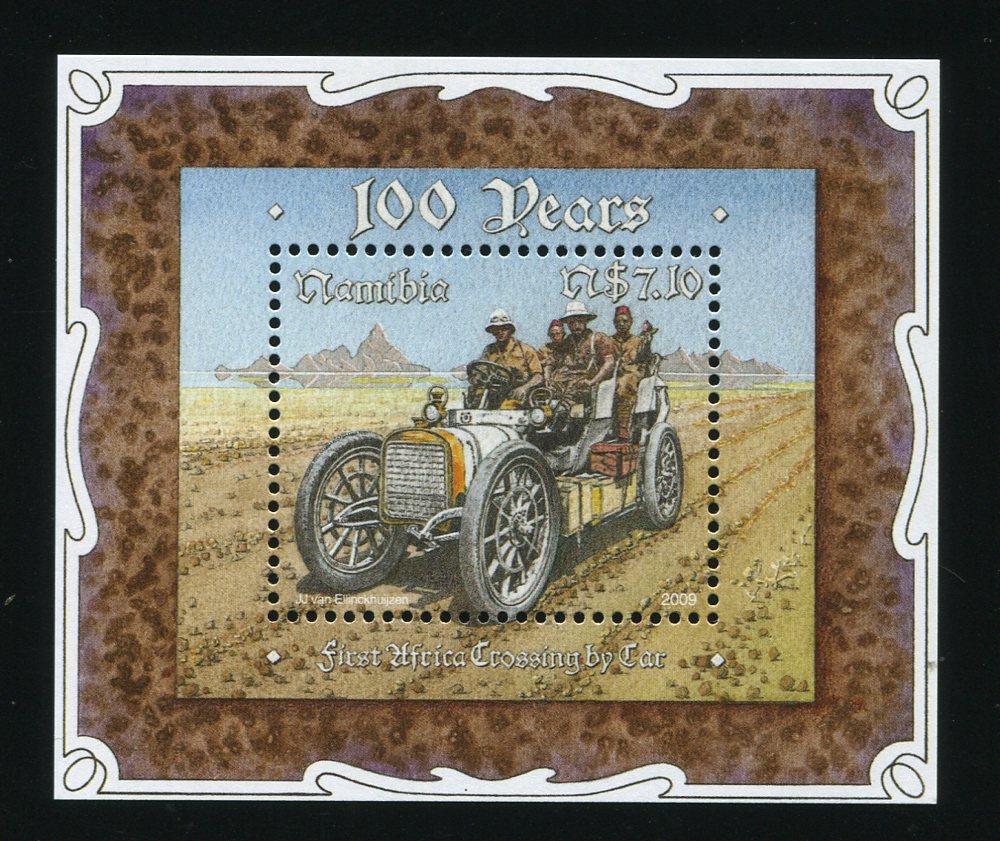 2009 1 May. 100 Years of First Africa Crossing by Car – EASTGATE Stamps