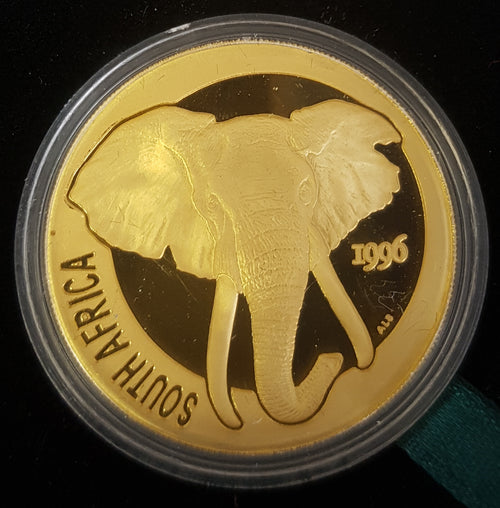 1996 NATURA ELEPHANT ONE OUNCE PROOF COIN