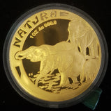 1996 NATURA ELEPHANT ONE OUNCE PROOF COIN
