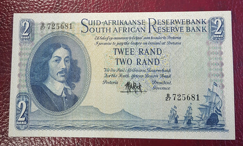 TWO RAND 1961  4th  ISSUE - MH de KOCK