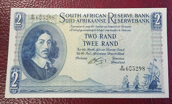 TWO RAND 1962  1st  ISSUE - G RISSIK