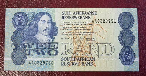 TWO RAND 1990  1st ISSUE "AA" - CL STALS