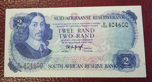 TWO RAND 1974  2nd ISSUE - TW de JONGH
